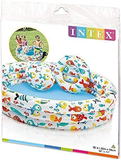 Intex Pineapple Splash Baby Pool Set
