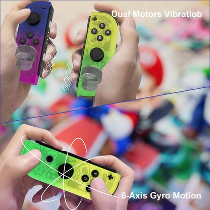 TGNFIA Controller for Switch, Replacement Wireless Controllers Support Dual Vibration/Wake-up/Motion Control