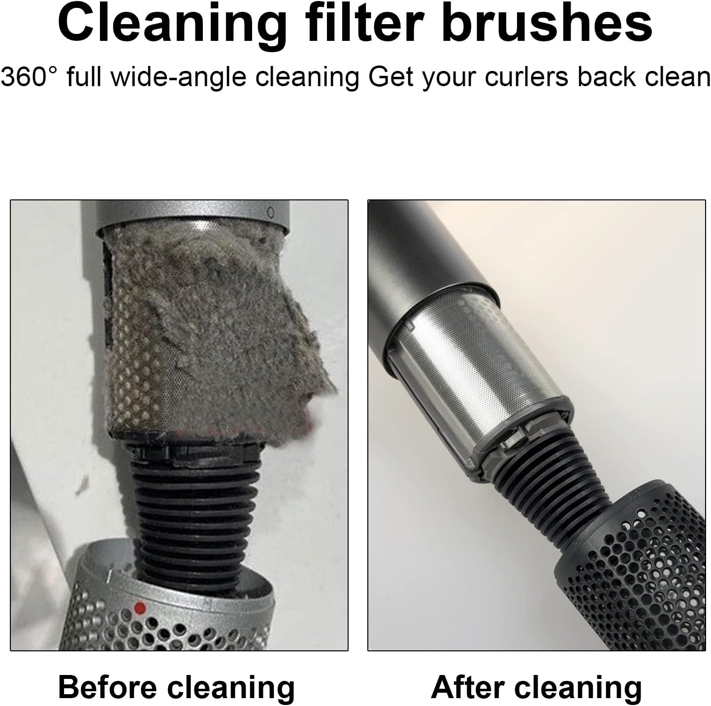 Cleaning Brush Accessory for Dyson HS01 Airwrap Styler HS05 Attachments Part NO.969760-01, Easy Cleaning Tool for Dyson Airwrap