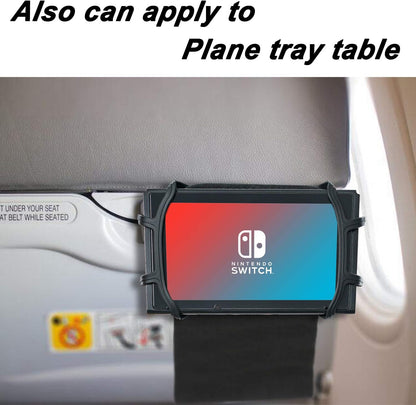 TFY Car Headrest Mount Silicon Holder for Game Machine Nintendo Switch and Other Tablets