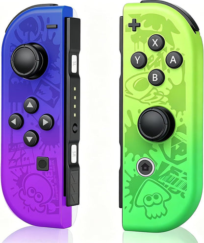 Wireless Controller Compatible with Nintendo Switch, Left & Right Game Controllers with Dual Vibration, Motion Control & Wake-Up Function