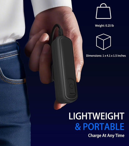 Battery Pack for Meta/Oculus Quest 3s/3/2, 5000mAh Power Bank for Extended VR Playtime, Lightweight & Fast Charging VR Headset Accessories Compatible with Meta Quest Original Straps