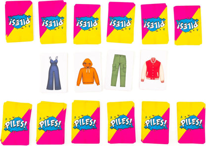 Piles! - Cards Games - Family Games -Games for Adults - Family Game Night - Travel Games - Memory Games - 10 Mins