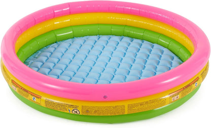 Intex Kiddie Pool - Kid's Summer Sunset Glow Design - 58  x 13\