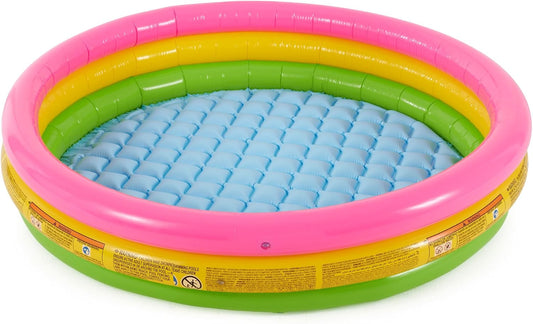 Intex Kiddie Pool - Kid's Summer Sunset Glow Design - 58  x 13\