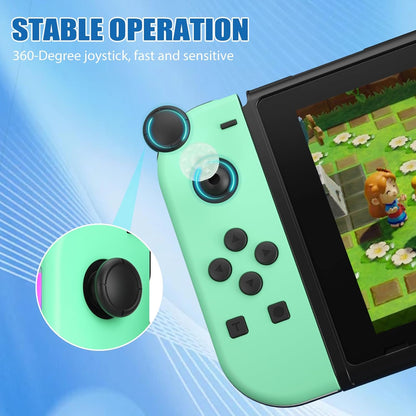 Wireless Left & Right Controllers Compatible with Nintendo Switch, Motion Control, Dual Vibration & Wake-Up Function (Gold)