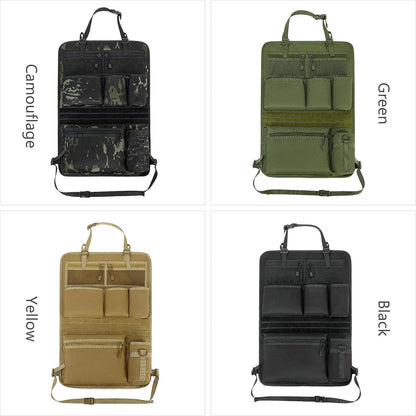 Tactical Car Back Seat Organiser, Back of Car Seat Storage Organizer for SUV/Truck/Sedan (Style V)