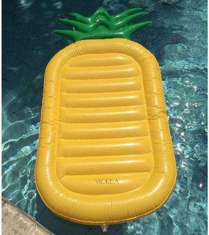 VICKEA Inflatable Pool Floats for Kids and Adults, Large Water Inflatable Pineapple Pool Float for Swimming Pool
