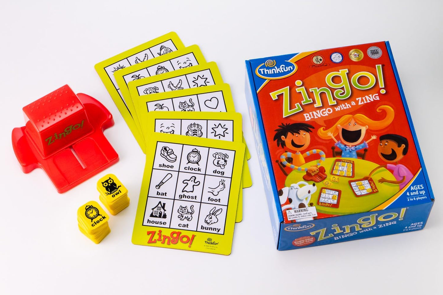 ThinkFun Zingo Bingo Game – Award Winning Educational Board Game for early-stage Age 4+