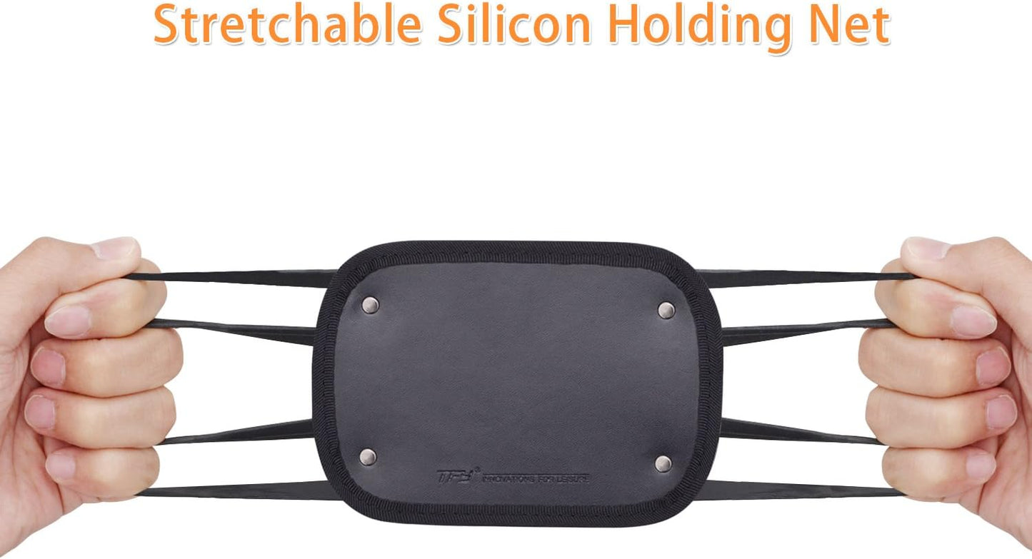 TFY Car Headrest Mount Silicon Holder for Game Machine Nintendo Switch and Other Tablets