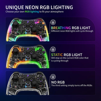 Wireless Bluetooth Game Controller for Switch 2, Switch and Switch Lite, Replacement Gamepad with Precision Joystick, Responsive Controls, Ergonomic Design