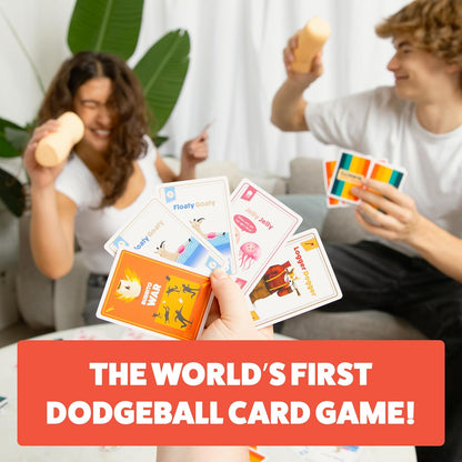 Exploding Kittens Throw Throw Burrito 2-6 Players - Ages 7+ - 15 Minutes to Play - Dodgeball Card Game - Party Game, Family Game Night
