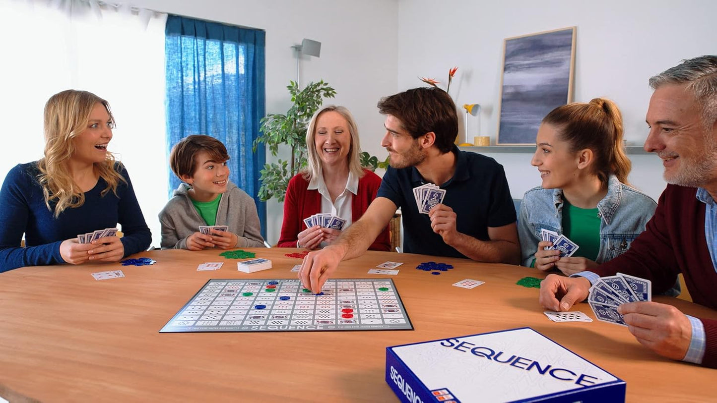 Jax 8002 Sequence Game, White, 10.3" x 8.1" x 2.31"