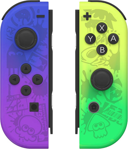Wireless Game Controllers for Switch, Left and Right Replacement Controllers, Motion Control, Dual Vibration, Wake-Up Function, Ergonomic Grip