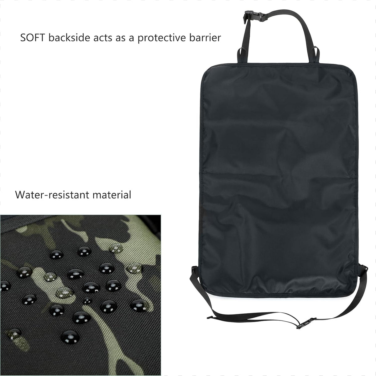 Tactical Car Back Seat Organiser, Back of Car Seat Storage Organizer for SUV/Truck/Sedan (Style V)