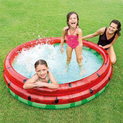 INTEX 58448NP - Watermelon Pool, 3-Ring, Ages 2+, Size 1.68mx38cm