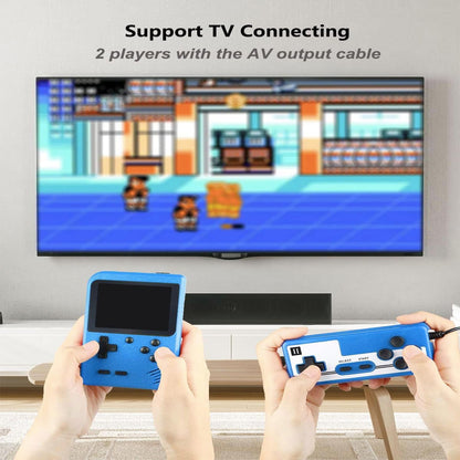 Retro handheld model with 500 Classic FC Games - 2.8 Inch Screen, Blue