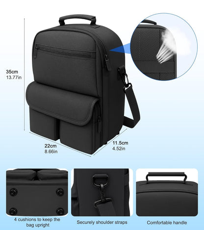 Silicone Cover Set Compatible with Meta/Oculus Quest 3 Accessories, Large Carrying Case for Meta Oculus Quest 3s/3/2, for BOBOVR/Kiwi Battery Head Strap