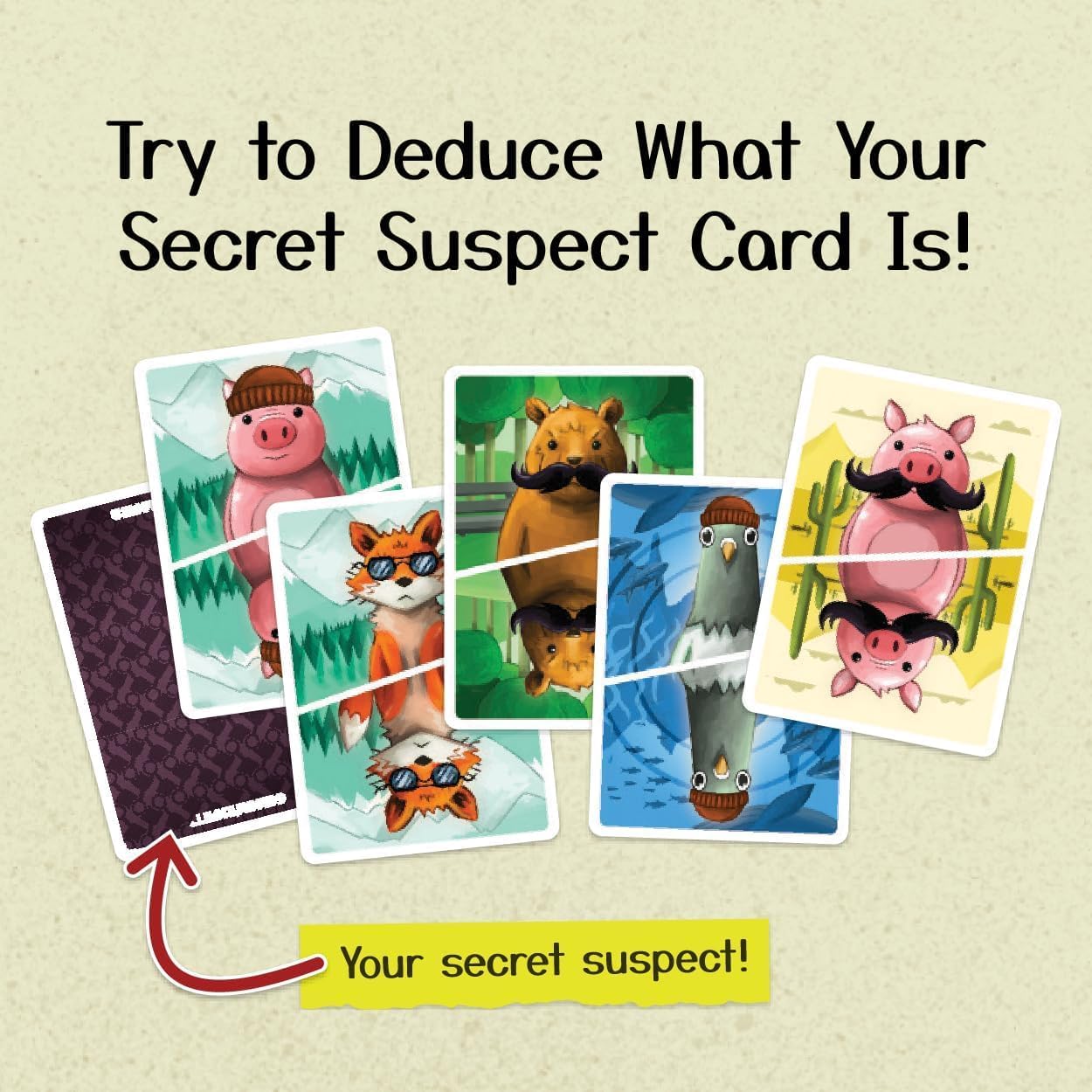 Gamewright - Deduckto - A Quackling Deduction Game - Card Game