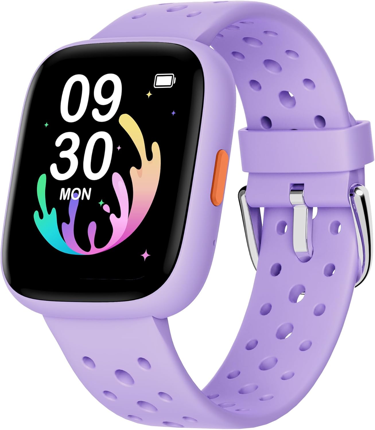 BIGGERFIVE Smart Watch for Kids No APP No Phone Needed, 1.8" Fitness Tracker Watch Pedometer, Sleep Monitor, IP68 Waterproof, Step Counter, Puzzle Games for Girls Boys Teens 5-16, Black