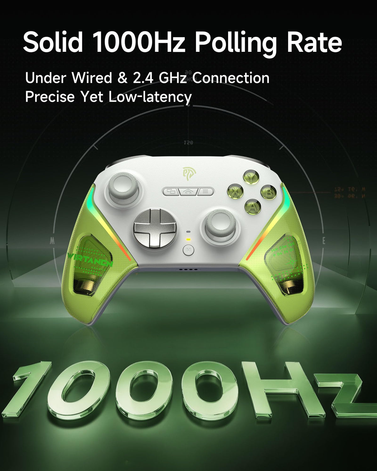 Wireless Game Controller for PC, Switch and Android, Bluetooth Gaming Gamepad, Ergonomic Grip, Responsive Controls and Precision Joystick