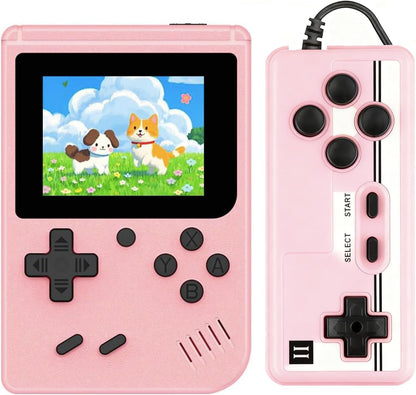 Retro handheld model with 500 Classic FC Games - 2.8 Inch Screen, Blue