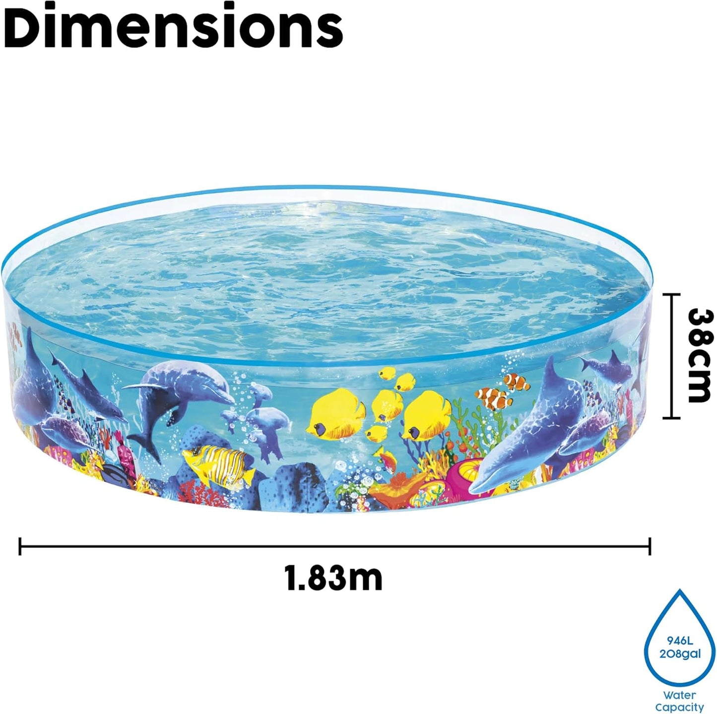 Bestway Odyssey Fill 'N Fun Pool Inflatable Odyssey Fill 'N Fun Pool