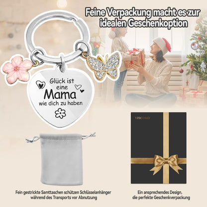Gifts for Mum, Mum Gift Keyring Birthday Gift for Mum, Best Mum Gift, Gift Mum, Keyring Mum, Mother Gift, Stainless steel colour, non
