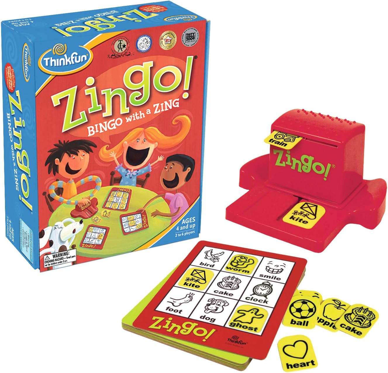 ThinkFun Zingo Bingo Game – Award Winning Educational Board Game for early-stage Age 4+