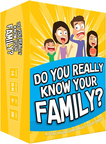 Moose Toys Do You Really Know Your Family Card Game