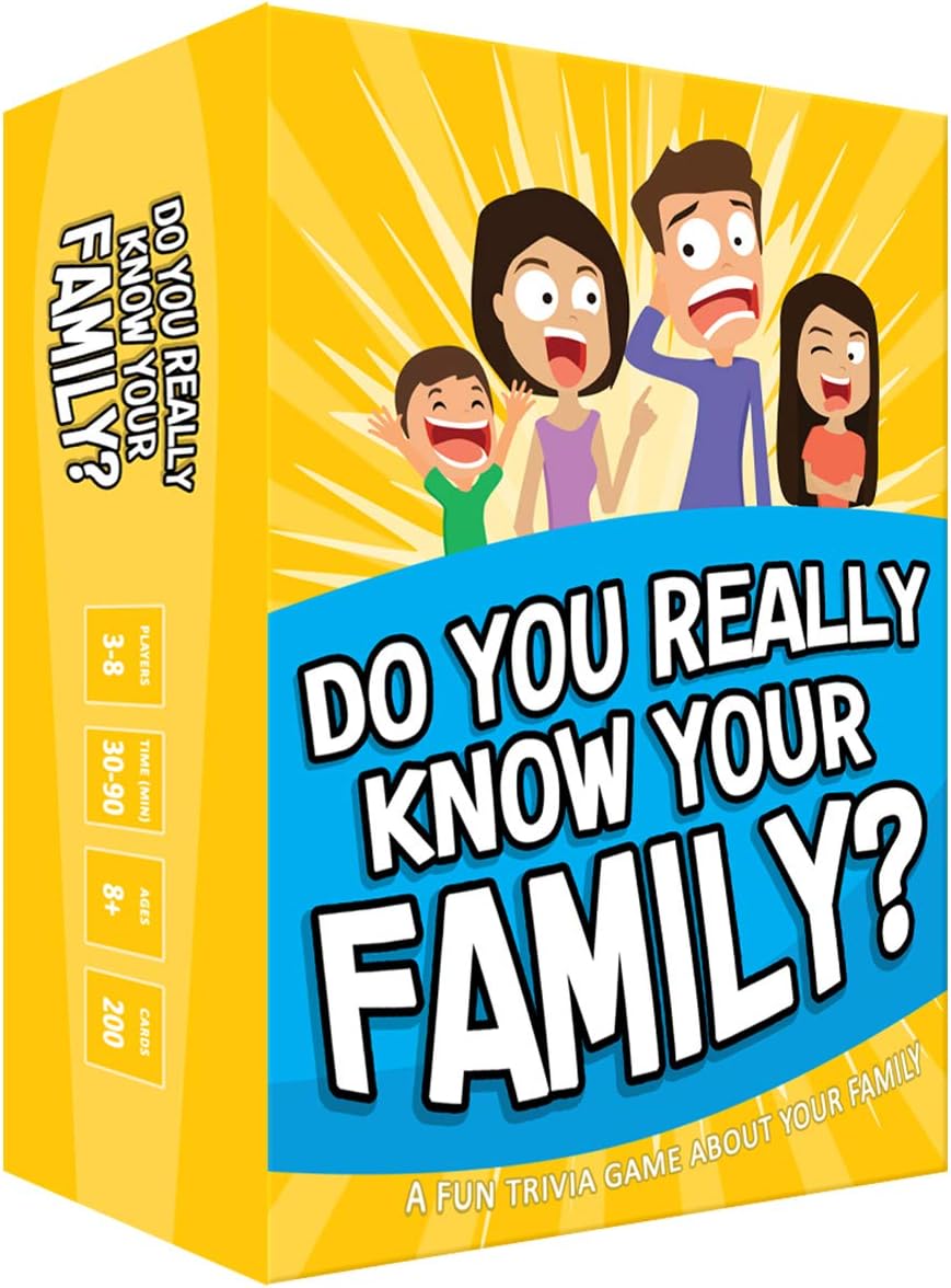 Moose Toys Do You Really Know Your Family Card Game