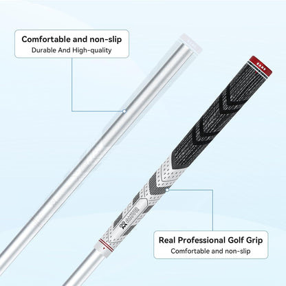 AMVR Golf Club Attachment Compatible with Meta/Oculus Quest 3S/Quest 3, Non-Slip VR Golf Handle Grip for Golf (VR Golf Club)