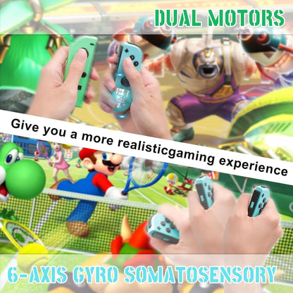 Wireless Controller Compatible with Nintendo Switch, Left & Right Game Controllers with Dual Vibration, Motion Control & Wake-Up Function