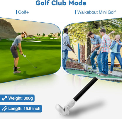 Beat Saber Handles Extension Controllers Grips for Meta Oculus Quest 2, Long Stick Arms for Golf Club Attachment Accessories Get More Hitting Skills and Scores, Enhance VR Games Experience
