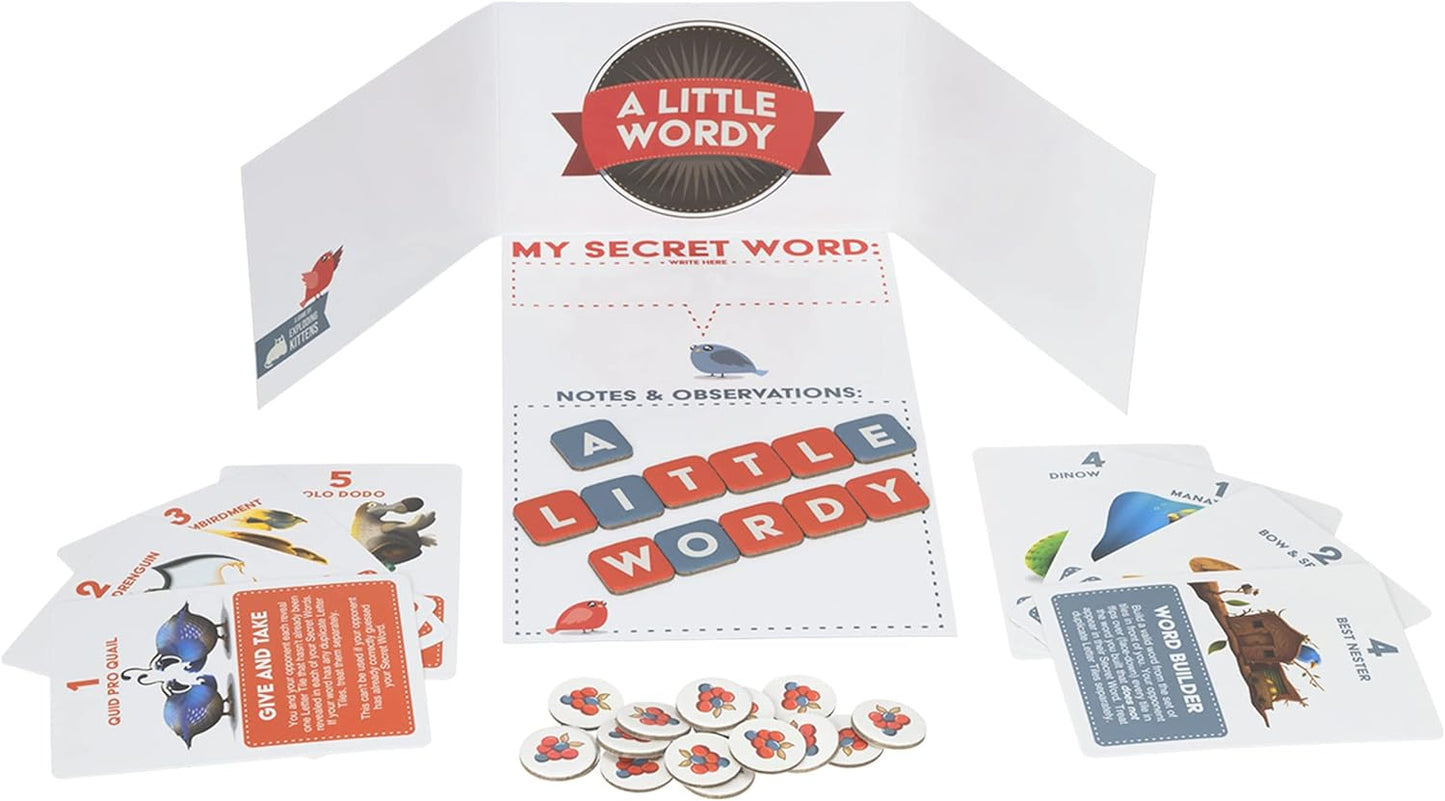 Exploding Kittens A Little Wordy - Family-Friendly Party Games - Card Games for Adults, Teens and early-stage, Multicoloured (Word-CORE-1)