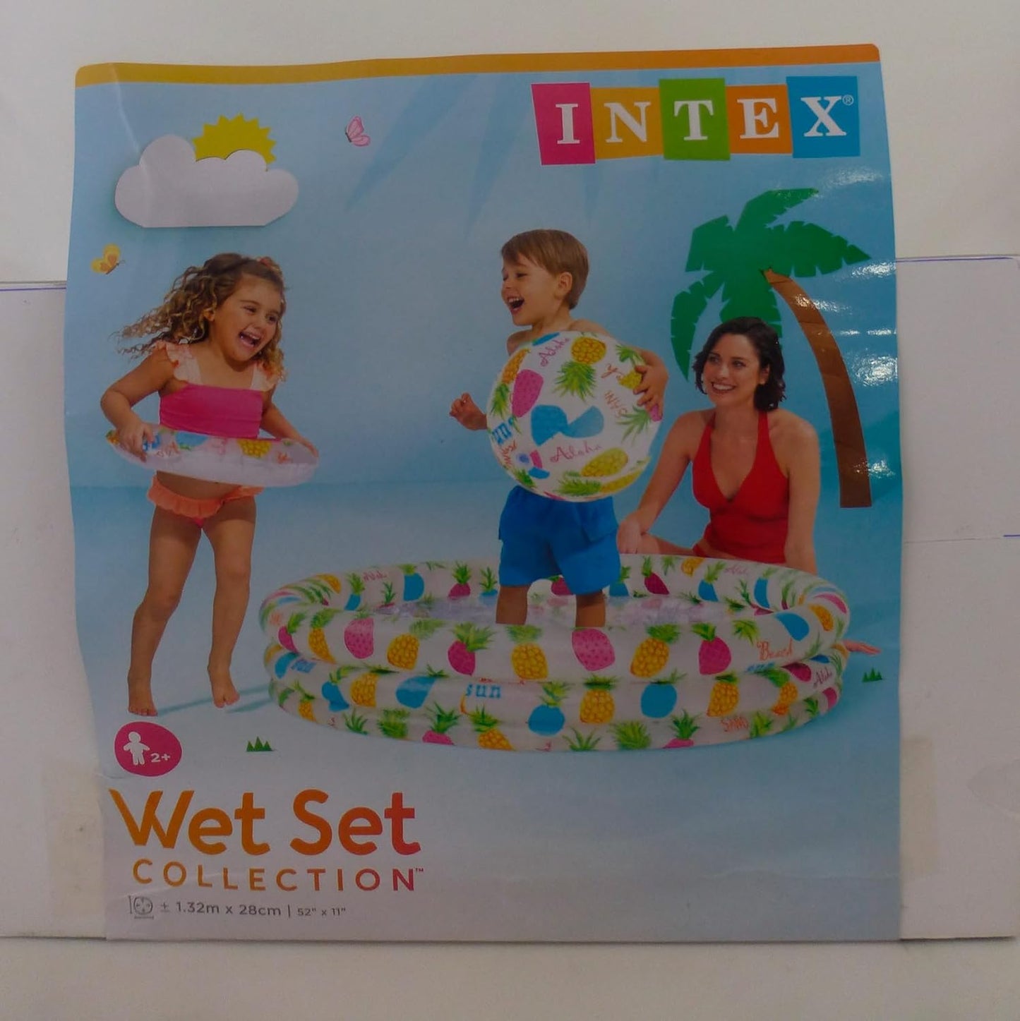 Intex Pineapple Splash Baby Pool Set