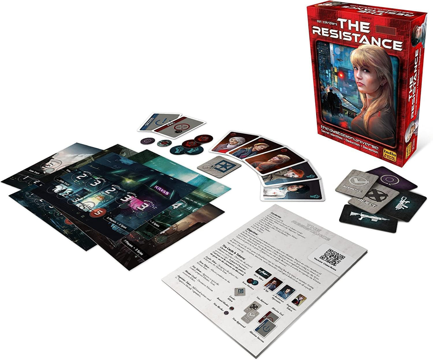 Indie Boards & Cards PSI RES2IBC The Resistance 3rd EditionStrategy Game