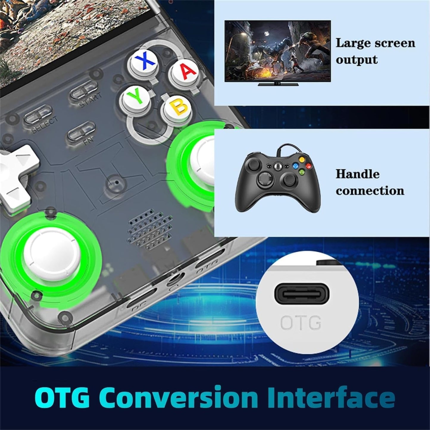 R36 Ultra Retro handheld model 2026 Model with 128GB, 4-Inch IPS Screen, Over 30K Retro Games Mini Video Games Handheld Console, Supports 23 Emulators, Linux-Based Retro handheld model (Black)