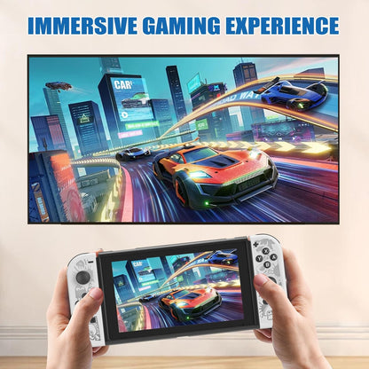 Wireless Controller Compatible with Nintendo Switch, Left & Right Game Controllers with Dual Vibration, Motion Control & Wake-Up Function