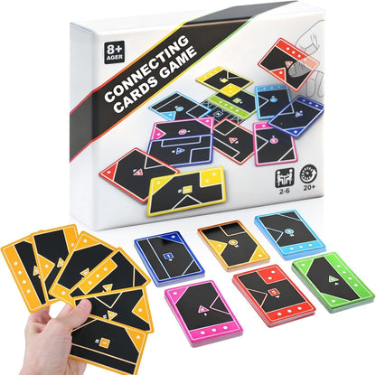 Shape Clash Strategy Card Game for Adults – Fast-Paced Shape Matching Tabletop Battle | Dynamic Board, Cover & Conquer | 2+ Players | Perfect for Game Nights & Parties