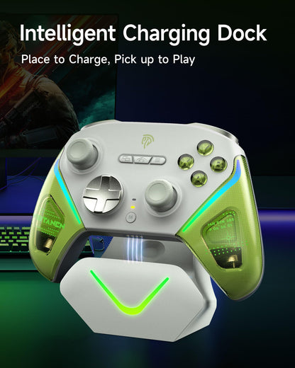Wireless Game Controller for PC, Switch and Android, Bluetooth Gaming Gamepad, Ergonomic Grip, Responsive Controls and Precision Joystick