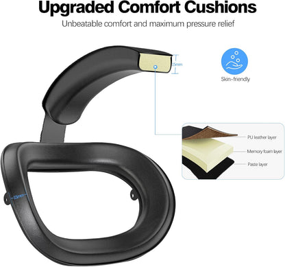 Comfort Head Strap for Meta Quest 3S - Adjustable Elite Strap Replacement with Pressure Relief, Enhanced Comfort & Balanced Weight - Lightweight, Retractable Design for VR Headsets (Meta Quest 3S)