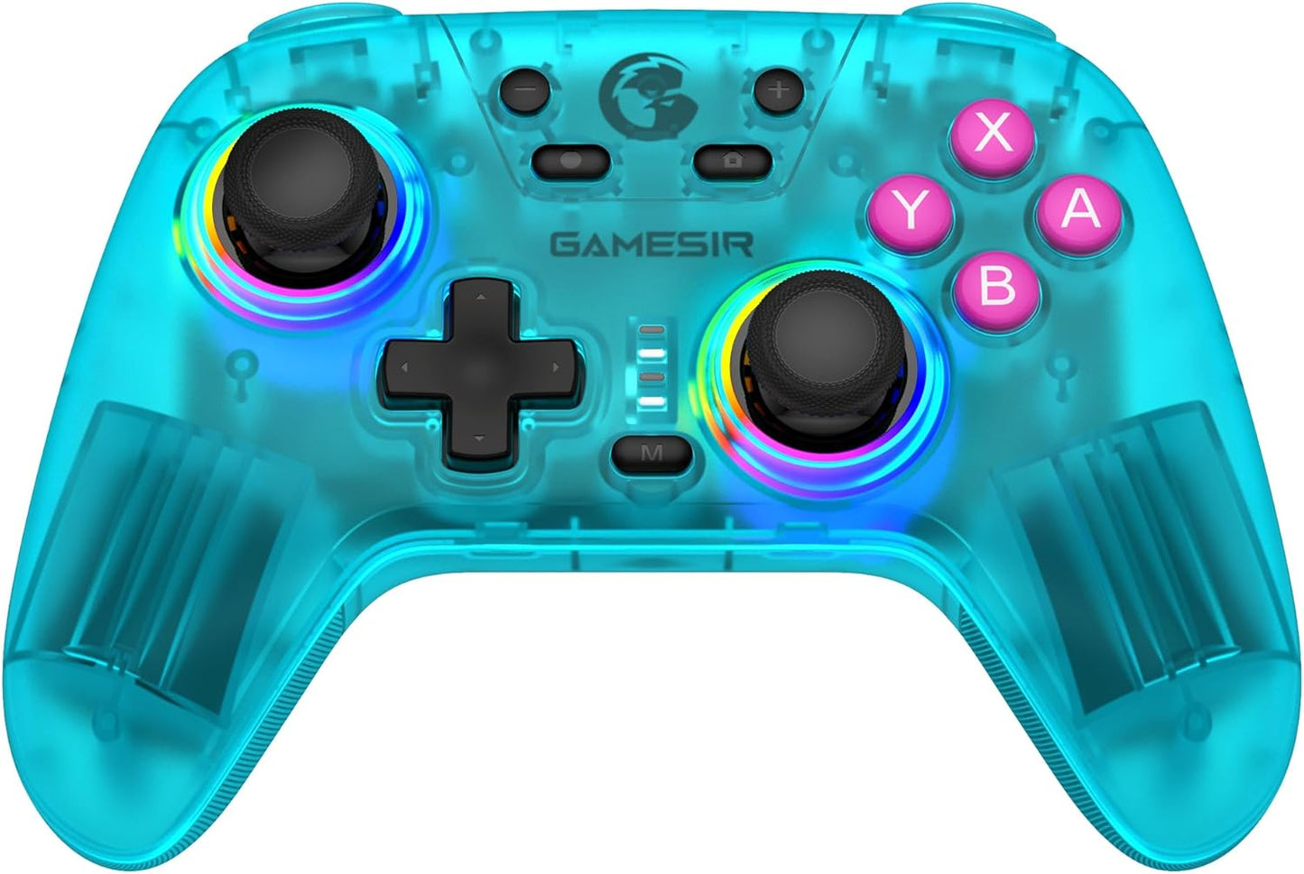 GameSir Nova Wireless Switch Pro Controller for Switch/Lite/OLED, Switch Controllers with Hall Sticks, RGB LED, 1200mAh Rechargeable, Turbo,Programmable,Motion Control, Wake Up Function(Nova(Wihte))