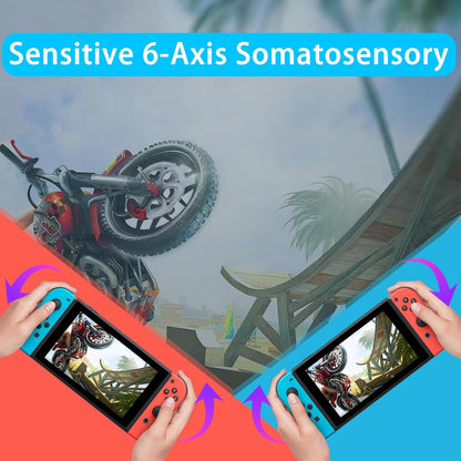 Wireless Controller Compatible with Nintendo Switch, Left & Right Game Controllers with Dual Vibration, Motion Control & Wake-Up Function