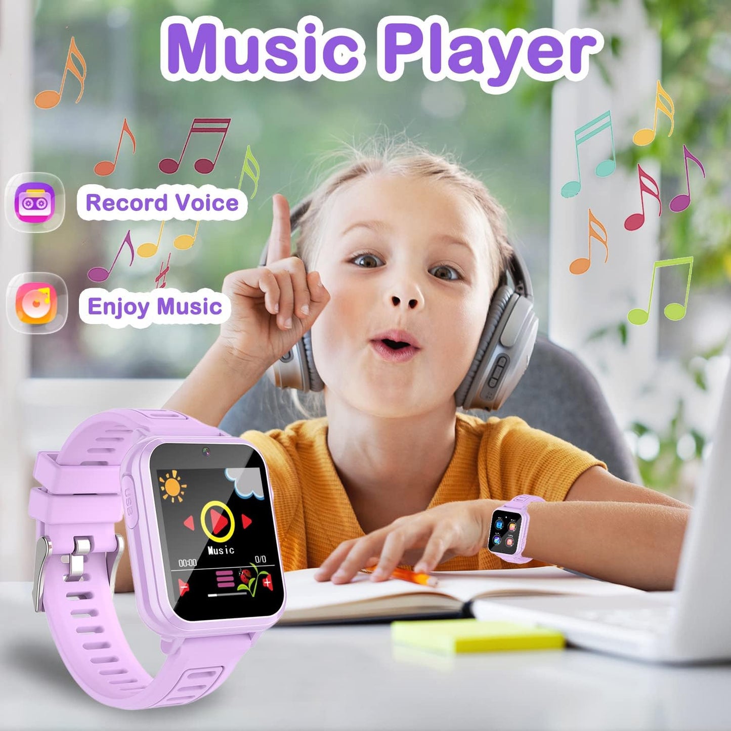 Kids Smart Watch Boys Girls Watch Toddler Watch Birthday Gifts for 6-10 Years Old Boys Toys for 3-8 Year Old Boys