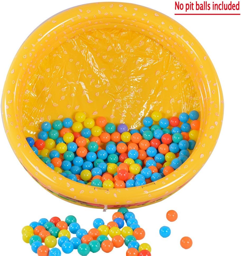 Kiddie Pool, Watermelon Hamburger Ice Cream Inflatable Pool, Water Pool in Summer, Pit Ball Pool of 45 Inches