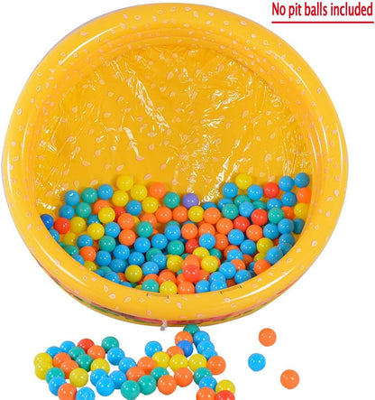 Kiddie Pool, Watermelon Hamburger Ice Cream Inflatable Pool, Water Pool in Summer, Pit Ball Pool of 45 Inches