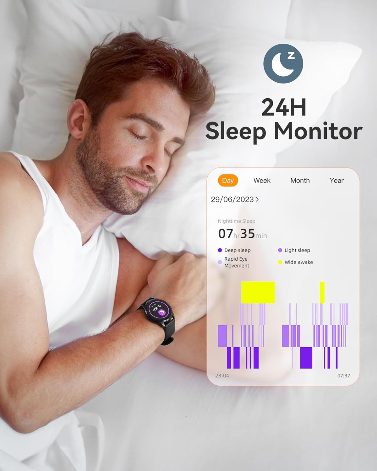 AGPTEK Smart Watch for Women, 5ATM Waterproof Smartwatch for Android and iOS Phones, Fitness Tracker Watch with 100+ Sports Modes, Heart Rate Monitor Pedometer Sleep Monitor, Pink