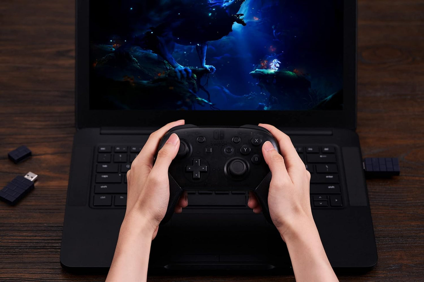 8Bitdo Wireless USB Adapter 2 for Switch, Switch OLED, Windows PC, Mac and Raspberry Pi, for PS5, PS4, Switch Pro Controller and More (Nintendo Switch//)