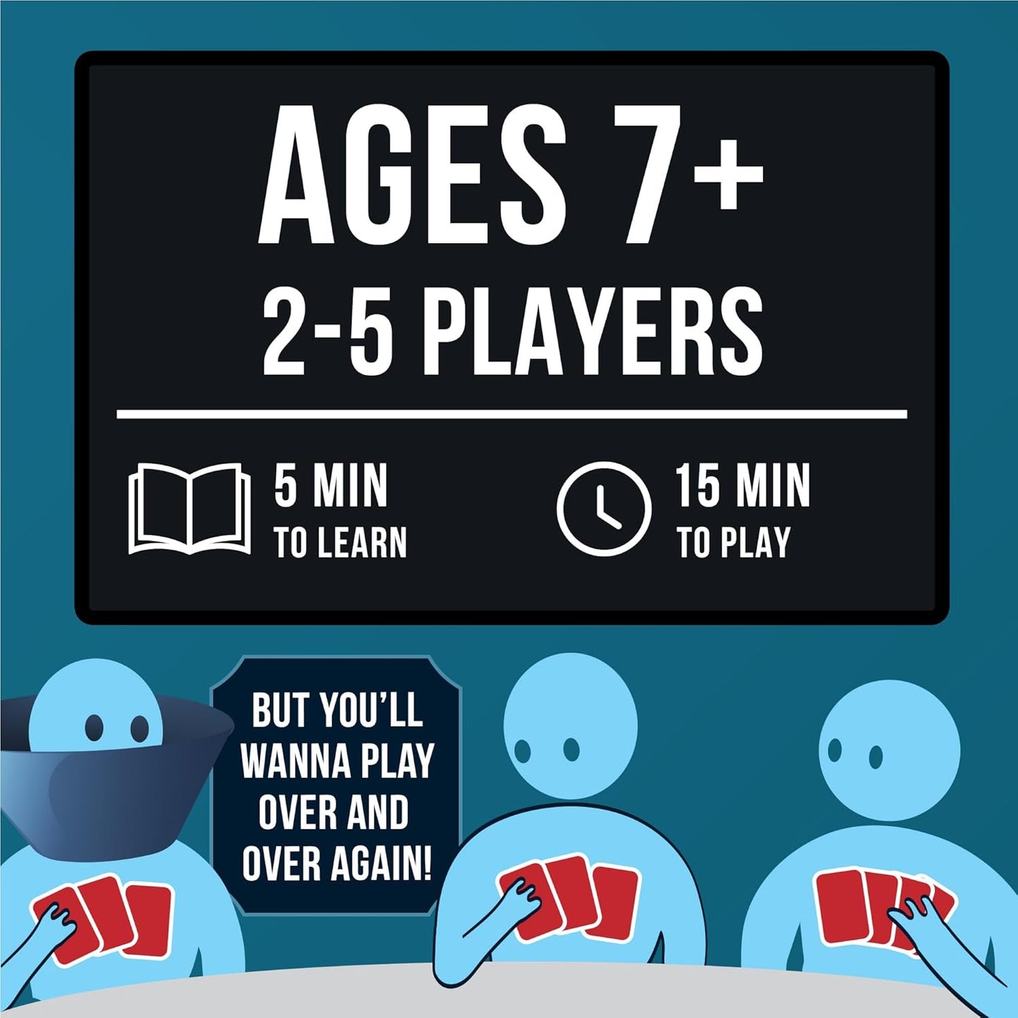Exploding Kittens LLC - A Russian Roulette Card Game, Easy Family-Friendly Party Games - Card Games for Adults, Teens & early-stage - 2-5 Players